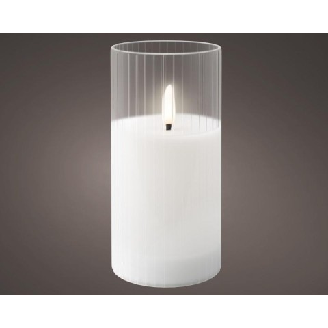 CANDELA CON LED H15 D7.5 BIANC